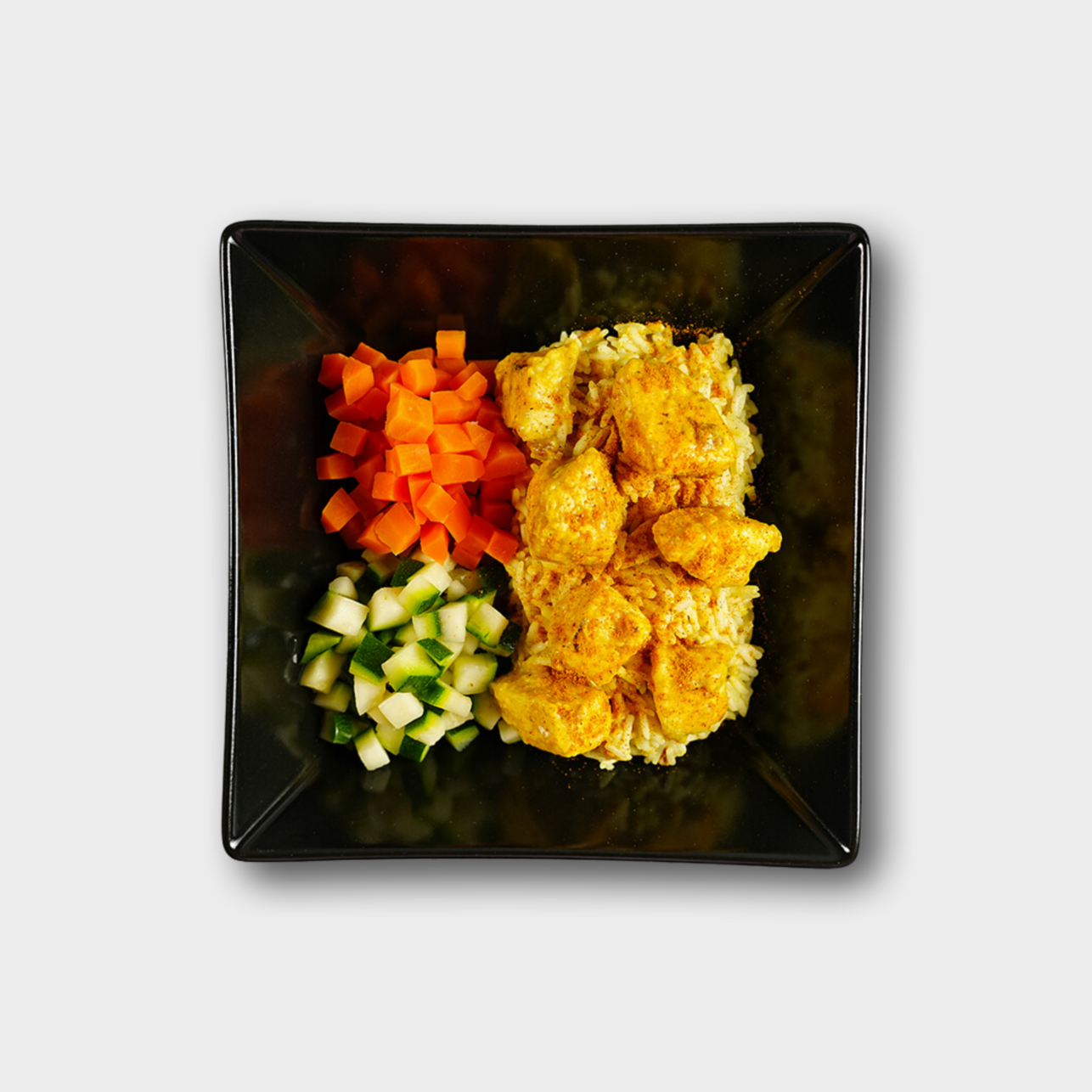 POLLO AL CURRY E RISO BASMATI